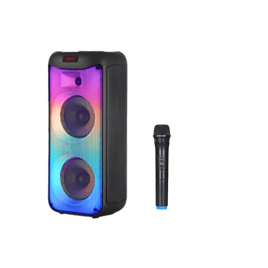 Zvučnik Gigatech BSK-515 (FMUSBTFbluetoothTWS) 2x8 karaoke s wireless mikr.